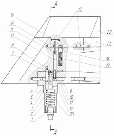 一种展开和锁定具有两个折叠轴的气动舵的机构的制作方法