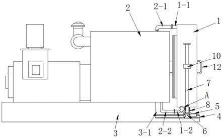 一种适用于风冷发电机组的位置可调节的冷却结构的制作方法