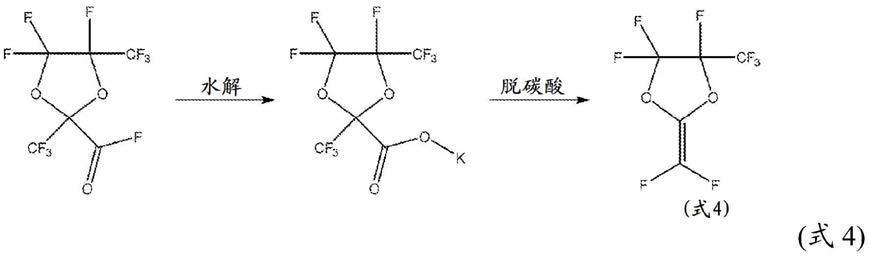 全氟(2,4-二甲基-2-氟甲酰基-1,3-二氧戊环)的制造方法与流程