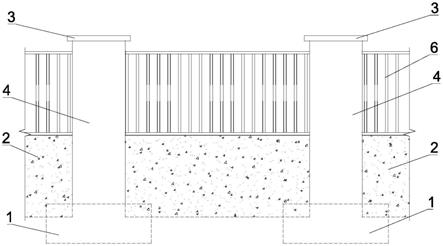 一种建筑工程用预制混凝土梁柱式围栏的制作方法