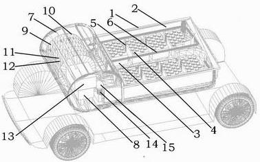 电动汽车用带自主恒温和防震功能的动力电池封装包的制作方法
