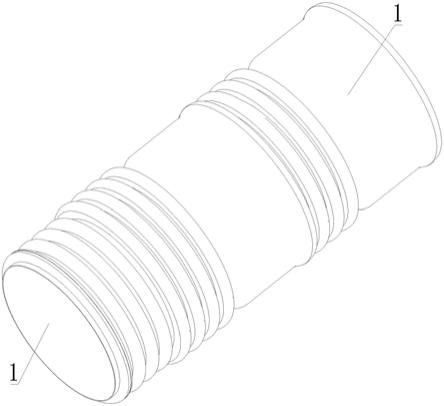 一种异形波纹管及双重密封结构的制作方法
