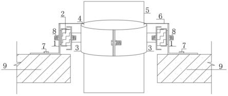 固定楼层泵管卸载减震装置及其减震系统的制作方法