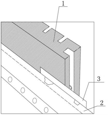 墙面陶铝吸音板安装结构的制作方法