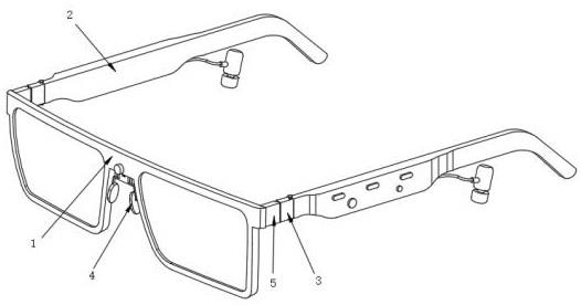 一种3d智控智能蓝牙眼镜的制作方法