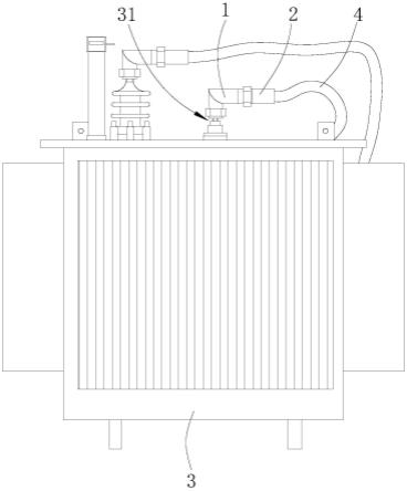 配电变压器的连线装置的制作方法