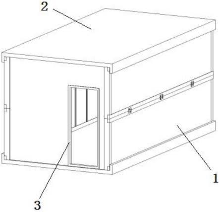 一种组合式箱式库房的制作方法