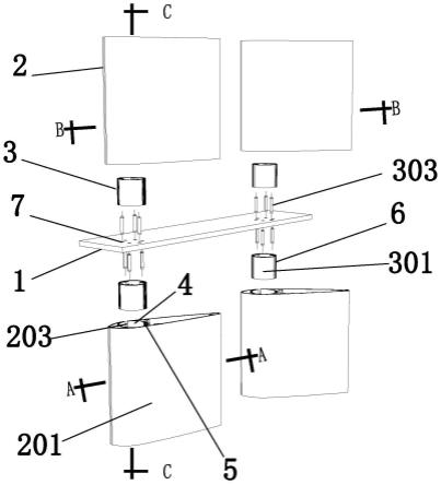一种可旋转的铝合金格栅连接节点及连接方法