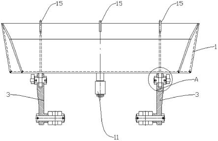 一种链斗卸船机取料斗装配结构的制作方法
