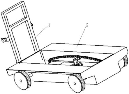 一种无人自动停车秧盘运输轨道车的制作方法