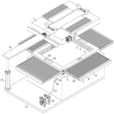 一种太阳能晶硅电池组件层压机械及层压方法与流程