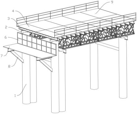 一种钢栈桥桥台的制作方法