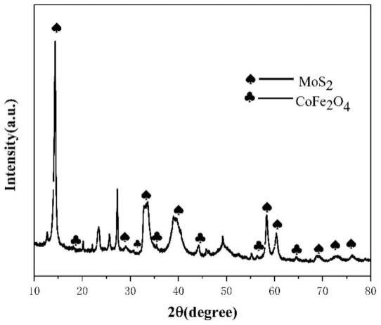 一种含氧空位的CoFe2O4-MoS2负载型催化剂及其制备方法和应用与流程