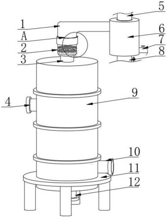 一种余热利用节能降耗的精馏塔组的制作方法