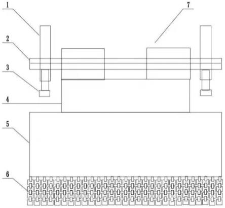 一种捞渣机可调节链式回程刮渣板的制作方法
