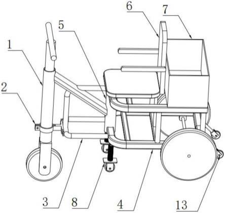 一种简易式电动代步车结构的制作方法