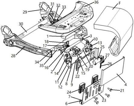 一种汽车座椅腿托装置的制作方法