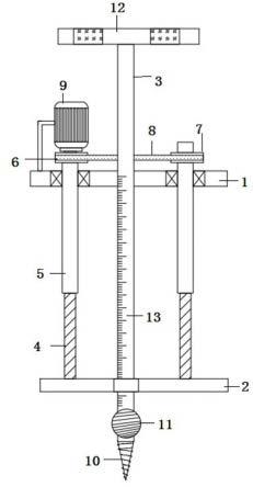 一种水利工程土层厚度的测量装置的制作方法