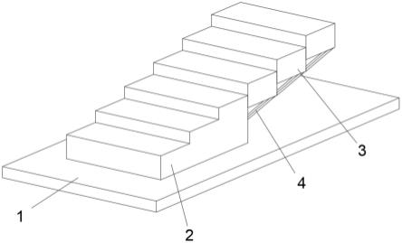 一种被动房浮搁砌筑楼梯及被动房的制作方法