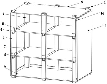 一种骨灰盒金属放置柜的制作方法