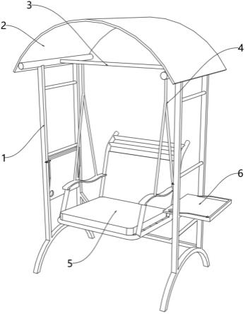 一种防锈蚀的休闲用吊篮式秋千椅的制作方法