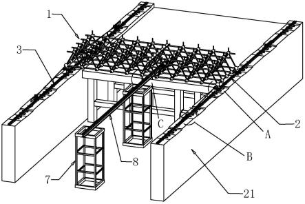 一种屋顶网架滑移支撑结构的制作方法