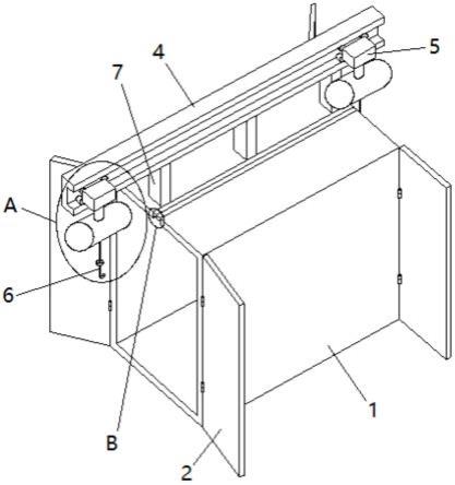 一种具有双上、下料工位的抛丸机机柜的制作方法
