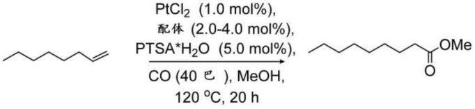 用于催化烯属不饱和化合物烷氧基羰基化的具有1,2-取代苄基基二膦配体的铂配合物的制作方法