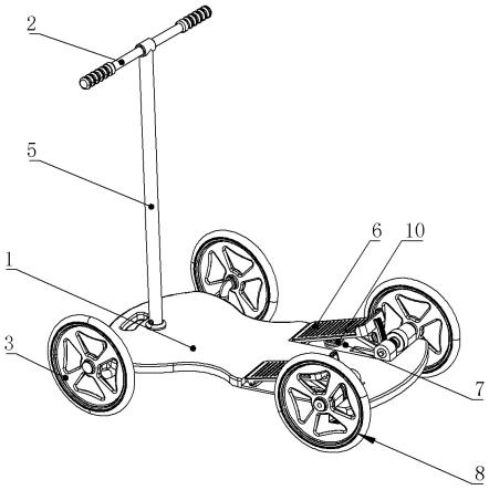 一种踏板式驱动童车的制作方法