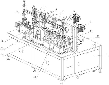 卡压管件加热成型滚槽机的制作方法
