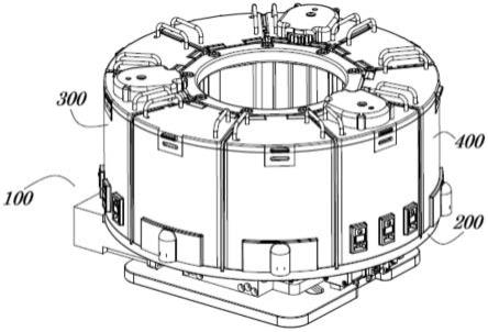 旋转式料桶周转装置的制作方法