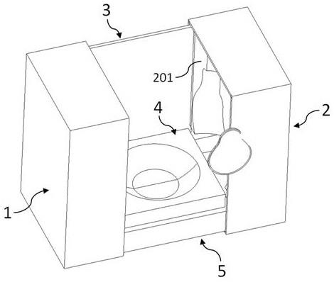 一种双向抽拉结构包装盒的制作方法