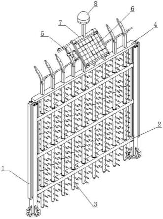 一种组装式围墙单元结构以及组装式围墙的制作方法