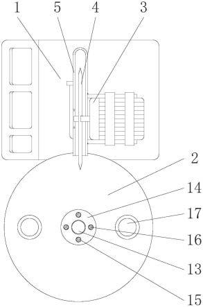 一种可调节锯片安装松紧的磨齿机的制作方法