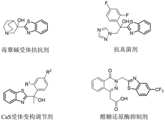 一种光催化烷基取代苯并噻唑类衍生物的合成方法