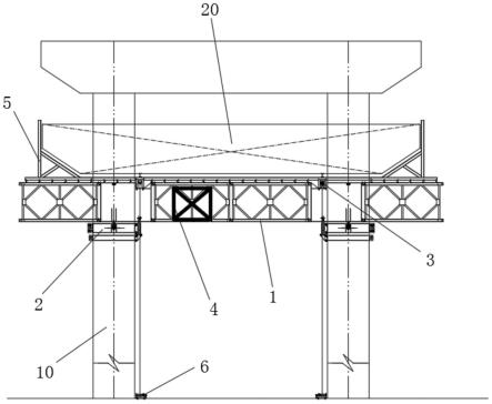 一种桥墩盖梁爬升安装装置的制作方法