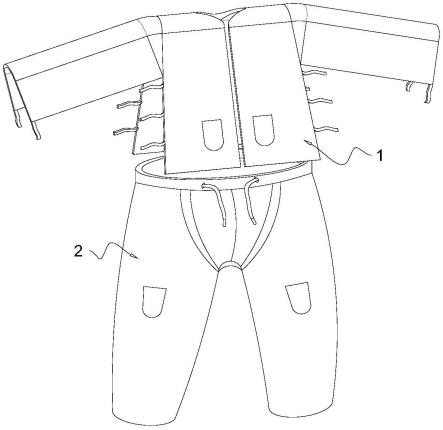 一种ICU患者床边锻炼保暖衣裤的制作方法