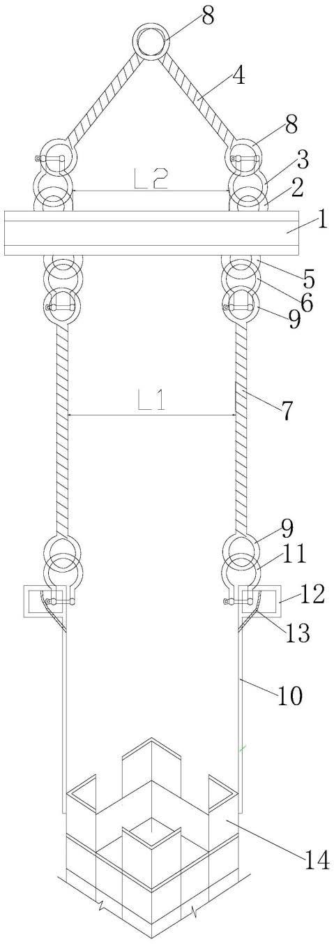 一种钢立柱起吊装置的制作方法