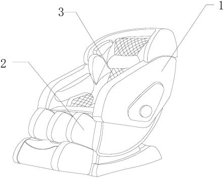 一种双导轨零靠墙型椅架结构的按摩椅的制作方法