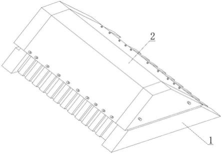 一种金属屋面板屋脊系统中的连接装置的制作方法