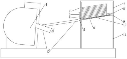 一种辅助纸张放置效果的压痕切线机的制作方法