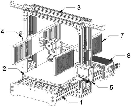 一种无模铸型三维打印机的打印装置的制作方法