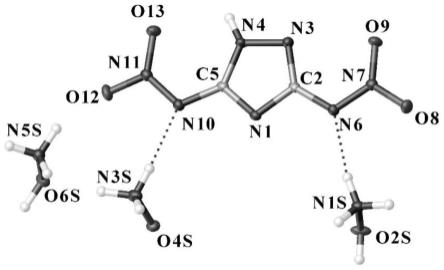 3,5-二硝氨基-1,2,4-三唑的羟胺盐与氧化氨自组装含能材料的制备方法