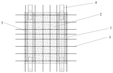 一种焊接钢筋-型钢网片组合连接剪力墙结构的制作方法