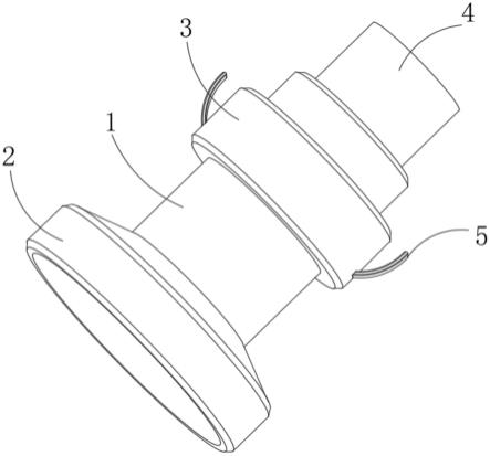 一种橡胶起重气垫充气口结构的制作方法