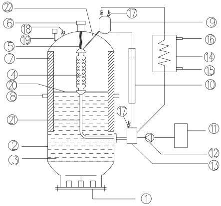 基于静态实现蓄热和放热介质的产蒸汽装置的制作方法