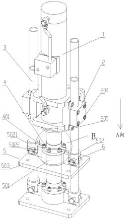 一种钻机支腿油缸用机械锁紧装置的制作方法