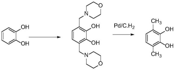一种3,6-二甲基-1,2-苯二酚的制备方法与流程