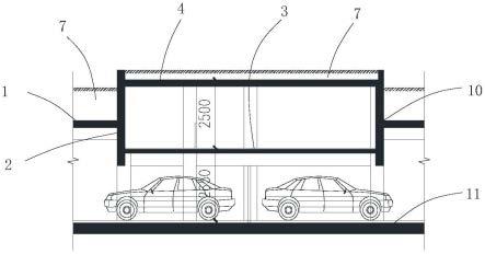 嵌入式非机动车停车库模块的制作方法