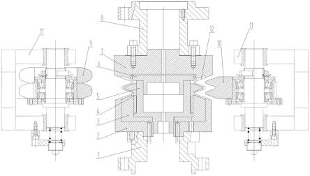一种制造大槽深多槽大V式旋压皮带轮用旋压工装的制作方法